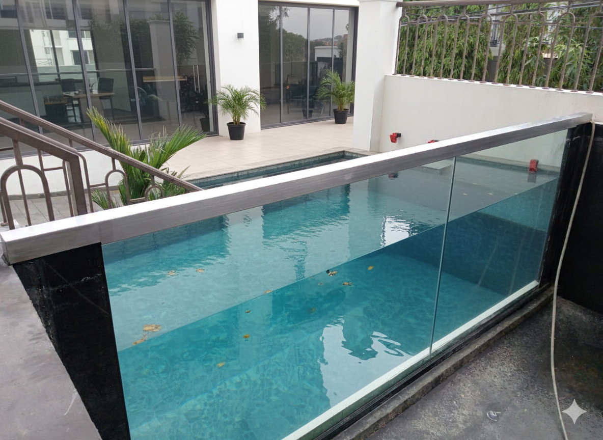 Kaca Kolam Renang